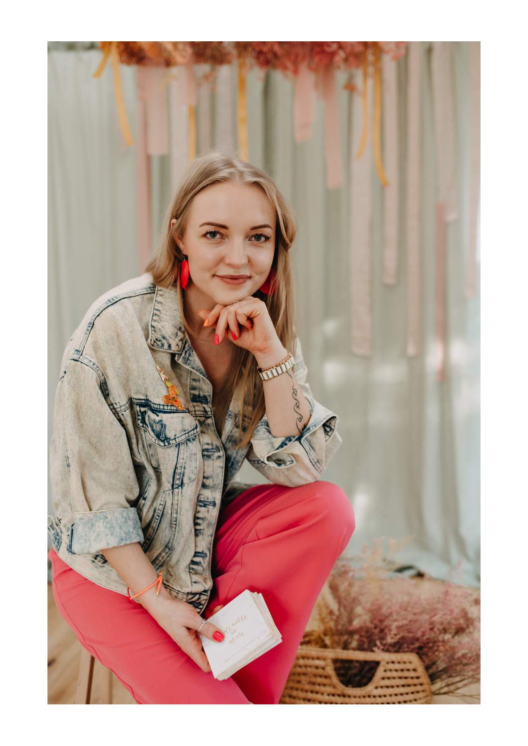 kolekcja koła kobieca kolczyki