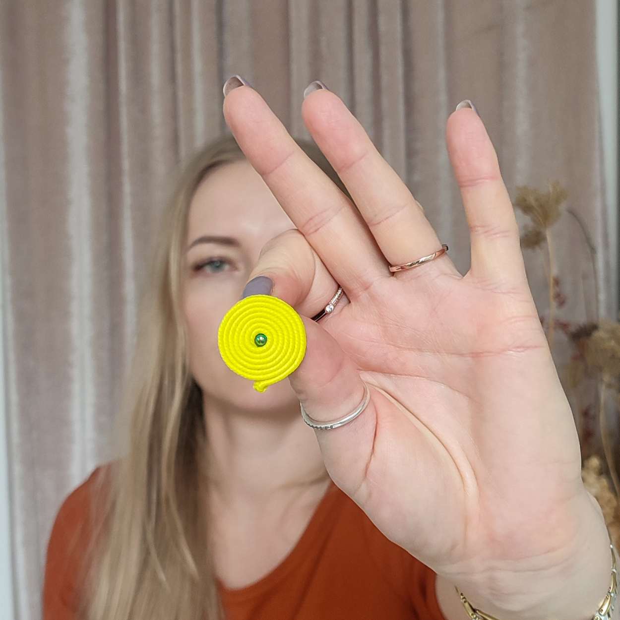 Cytrynowe kolczyki maluchy lekkie