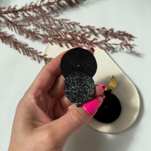 asymetryczne kolczyki koła lekkie