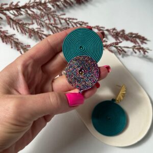 asymetryczne kolczyki koła lekkie