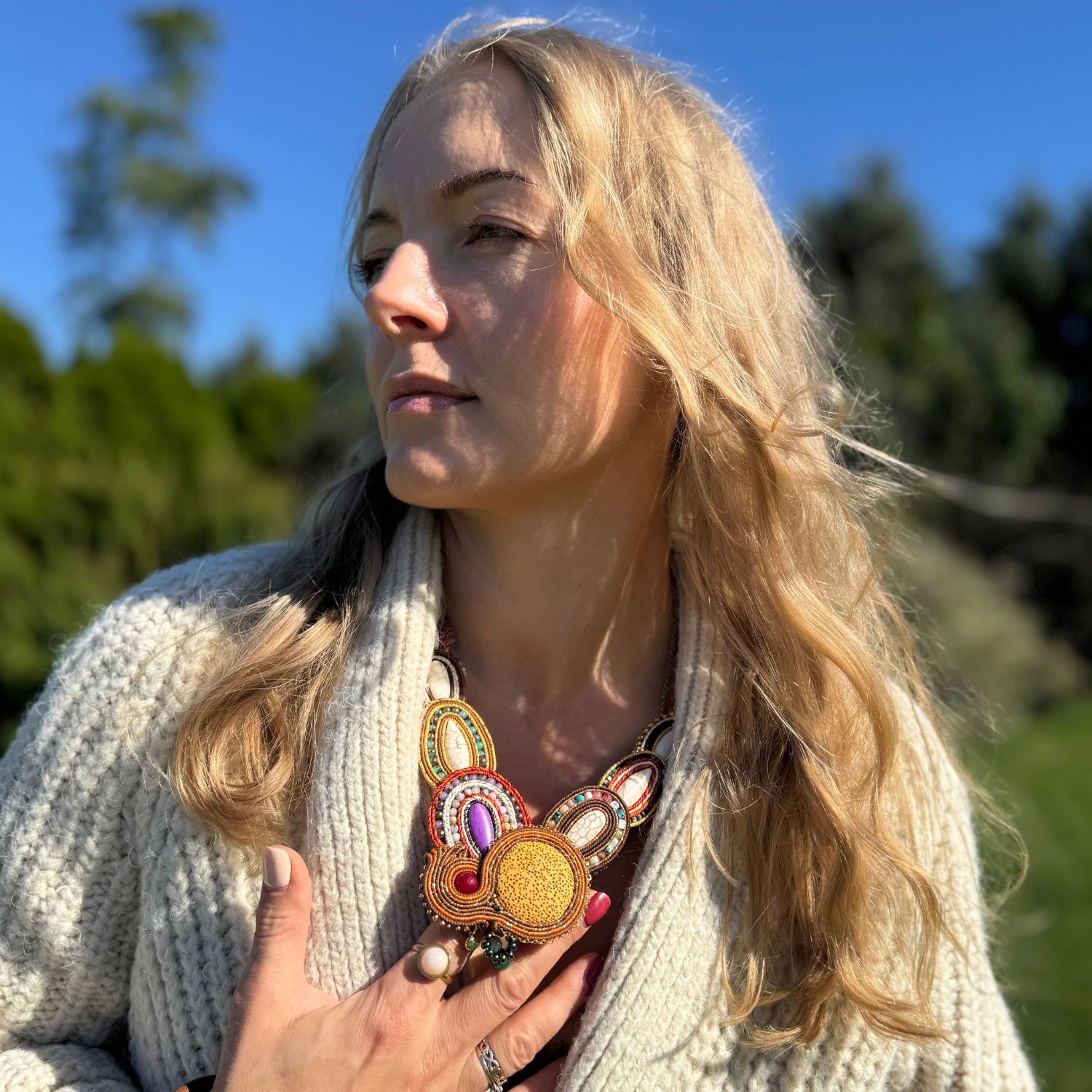 Kolorowy naszyjnik XL - obrazek 4