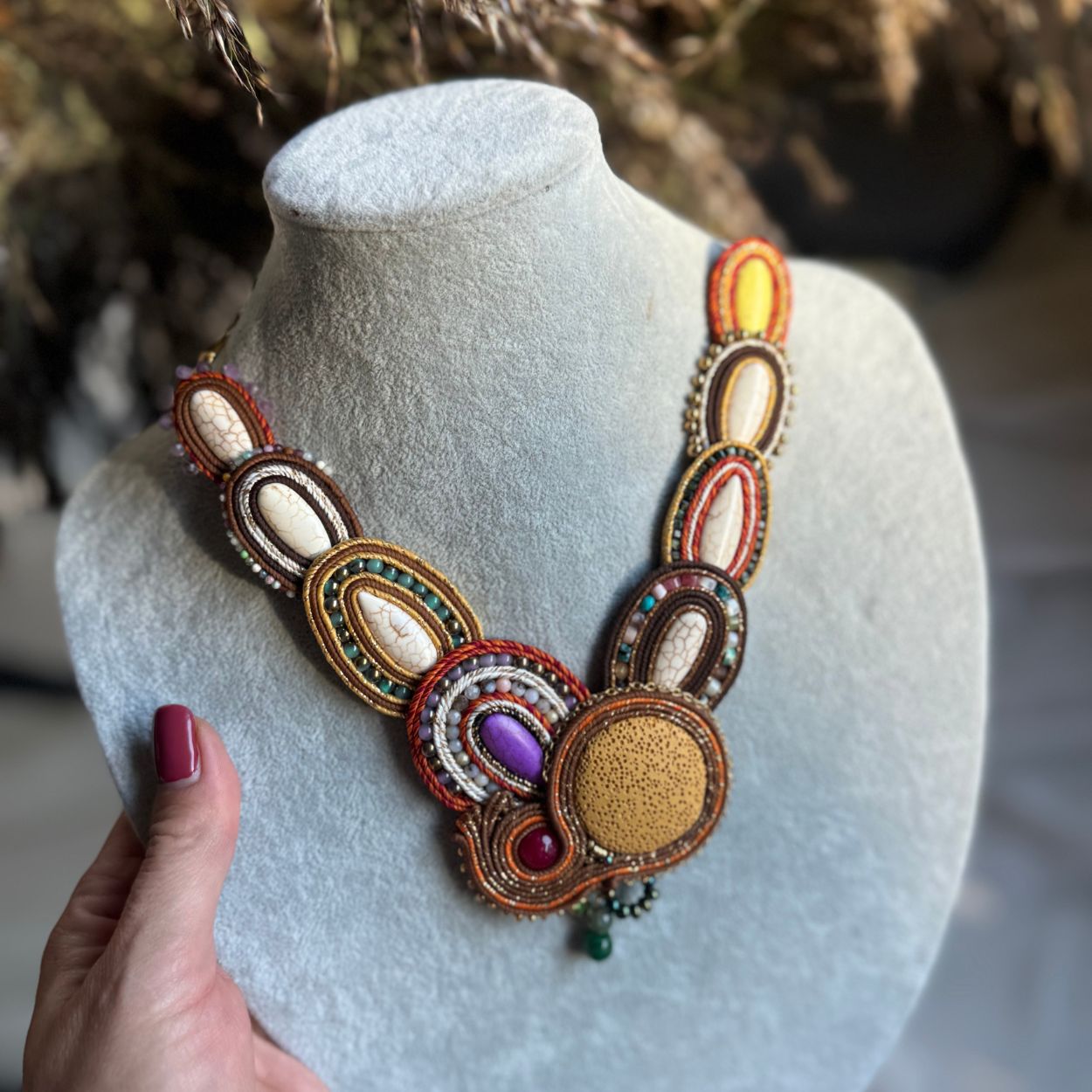 Kolorowy naszyjnik XL - obrazek 2