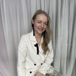 Czarne długie kolczyki handmade